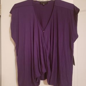 Eloquii purple shirt NWT 22/24